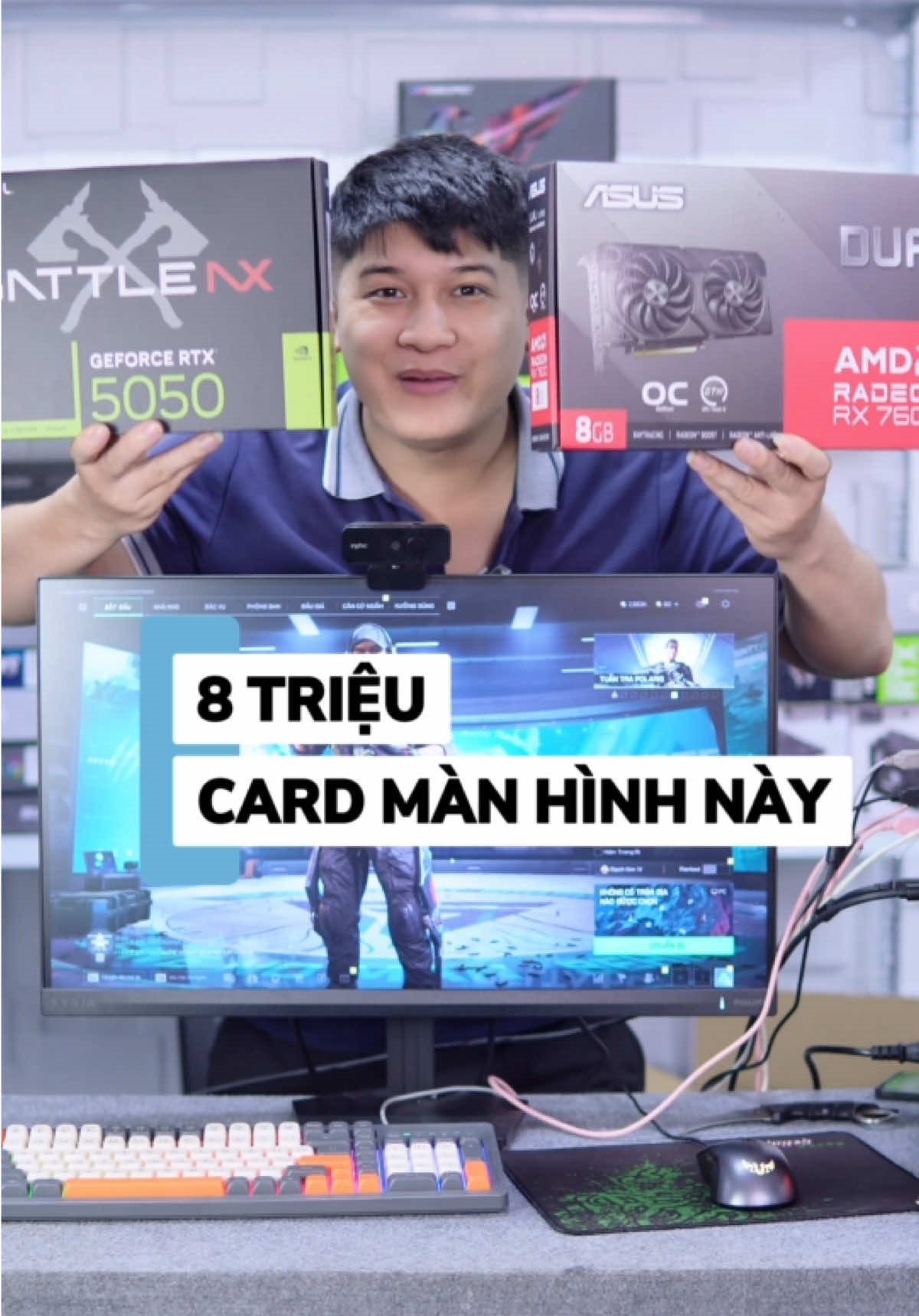Top Card Màn Hình 8 Triệu Tốt Nhất Để Chơi Game 2026 | Mới & Cũ